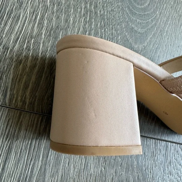 Birdy Grey Alby Low Chunky Heel in Nude Blush Size 8 - Picture 9 of 13